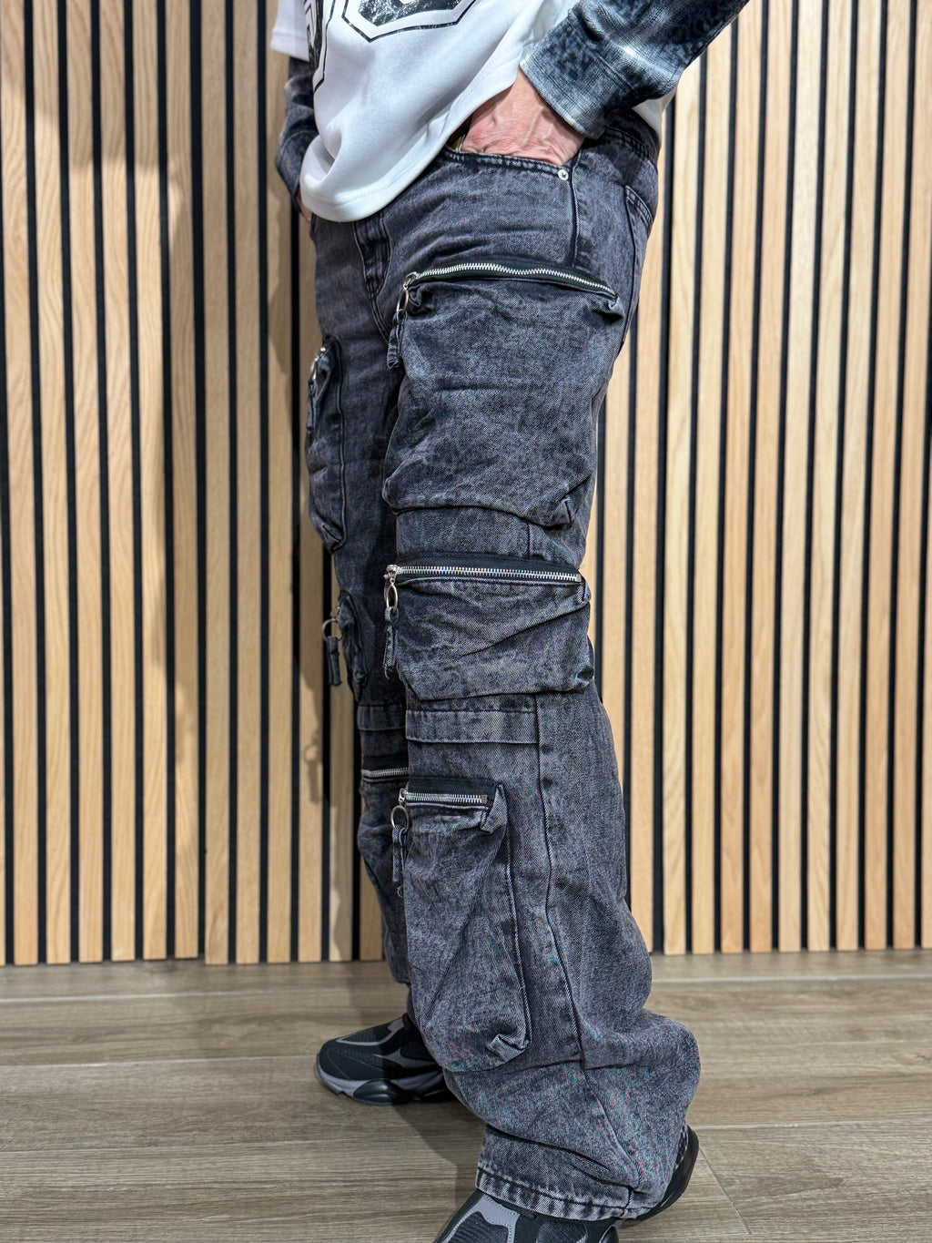 Cargo baggy full zip