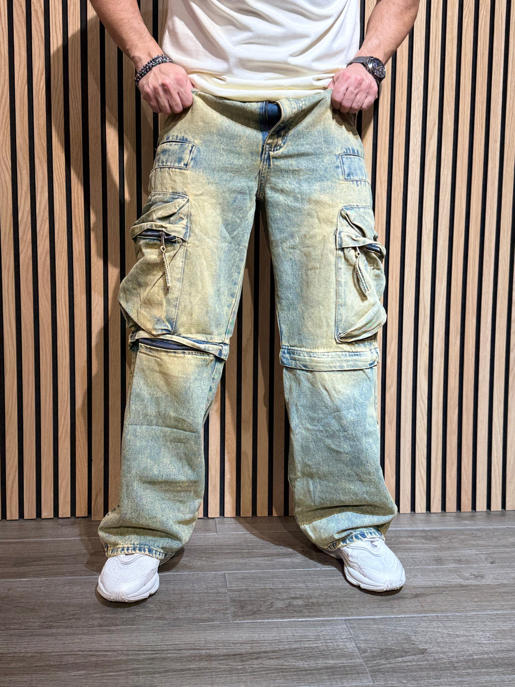 Cargo baggy sabbia