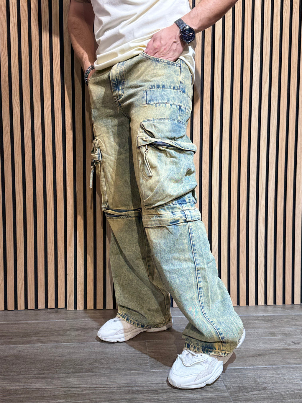 Cargo baggy sabbia