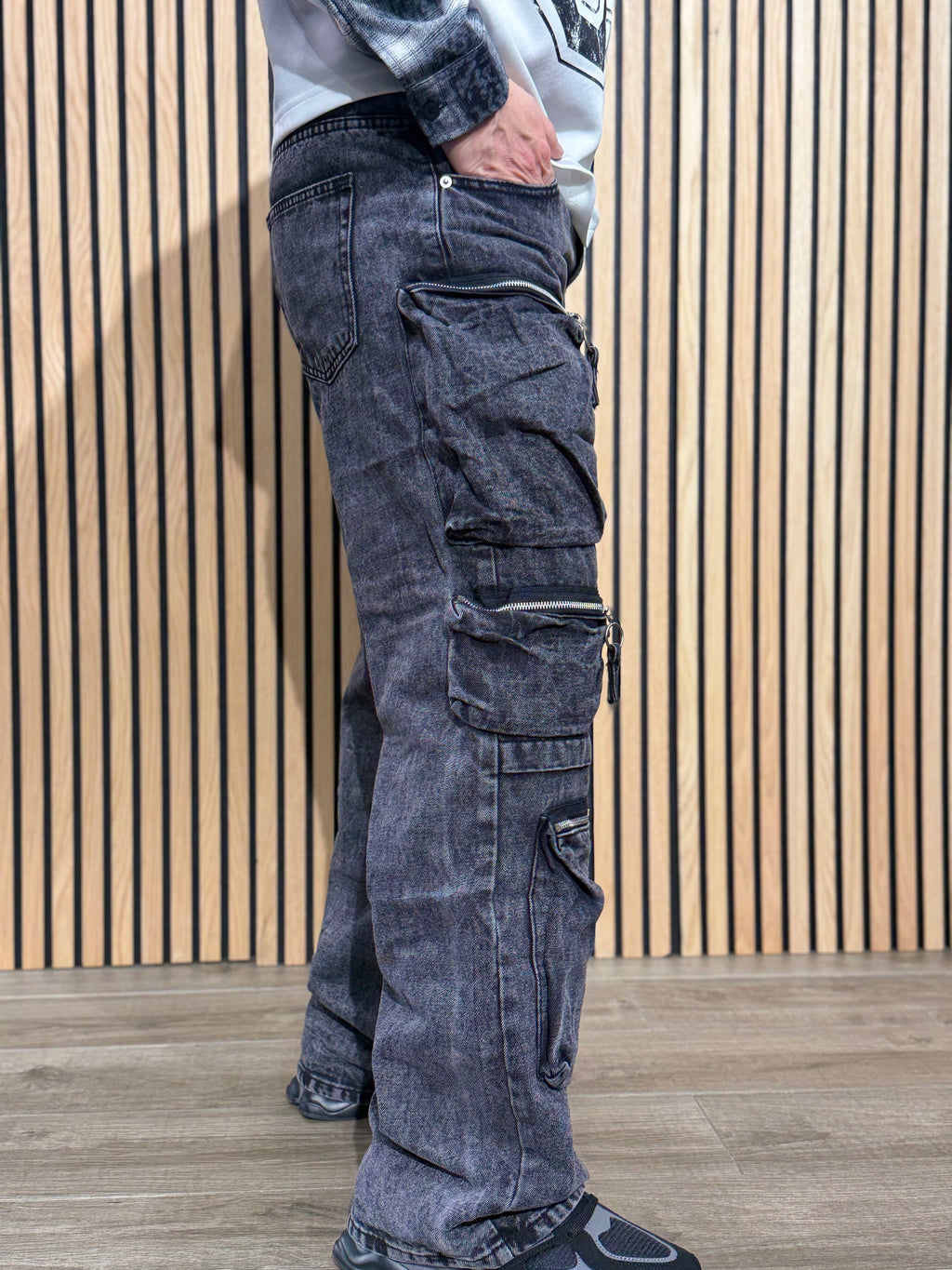 Cargo baggy full zip