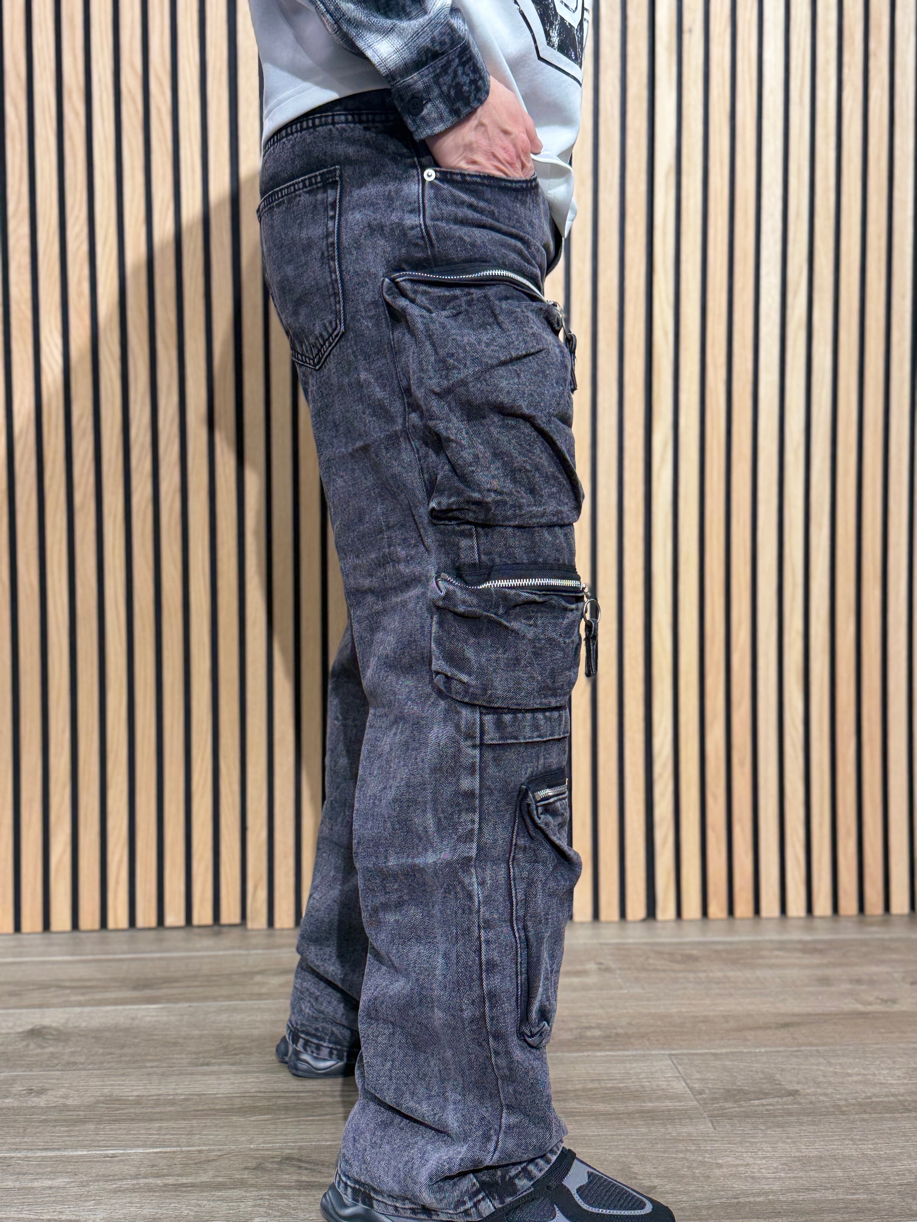 Cargo baggy full zip
