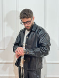 Camicione Eco-Pelle Boxy-Fit