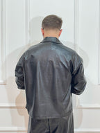Camicione Eco-Pelle Boxy-Fit